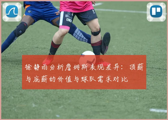 徐静雨分析詹姆斯表现差异：顶薪与底薪的价值与球队需求对比